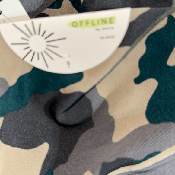 Aerie Camo Real Me High Waisted Crossover Legging Size Small NWT Green - Picture 6 of 8